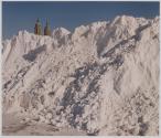 Snow Removal Pile, Tops Friendly Market, Buffalo, New York