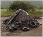 Covered Sand Pile, Highway Department, Danby, New York