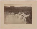 Shoshone Falls, Snake River, Idaho / full lateral view, on upper level.