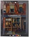 [Hubert Raczka's painting of an outside view of a house]