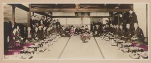 [George Eastman with members of the Photo Society from Kyoto, Kobe and Osaka]