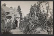 [Stone house with guard]