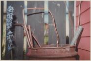 [Still life - broken red plastic]