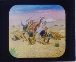 Last Stand of US Scouts Attacked by Indians.