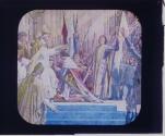 Joan of Arc at Cornation of Charles VII-(Pantheon), 1429.