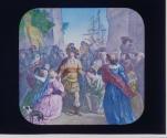 Columbus explaining eclipse to natives.