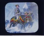 Napoleon and guide on Alps.