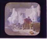 Michaelangelo in His Studio.