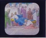 Mary Magdalen Washing Feet of Jesus. Barrias.