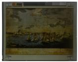 [Charles Denoon's engraving of A View of Commodore Preble's Squadron Whilst Engaging the Gunboats and Forts of Tripoli (1804)]