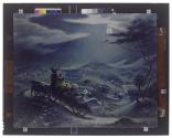 [Reproduction of a painting of a wagon ride]