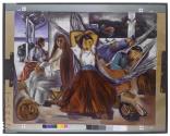 [Doris Patty Roshenthal's painting of women and dogs]