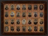 [Frame containing 28 individual portraits of men, women, and children]