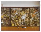 [Diego Rivera's mural depicting American class struggle (1933)]