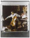 [Reproduction of a painting of a cellist]