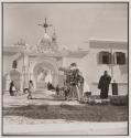 [Entrance to Panagia Evangelistria at Tinos, Greece]