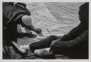 Two Men on Signature Quilt, Washington, D.C.