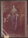 [Sir Anthony van Dyck's painting Queen Henrietta Maria with Sir Jeffrey Hudson (1633)]
