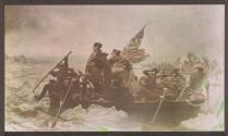 [Emanuel Gottlieb Leutze's painting Washington Crossing the Delaware (1851)]