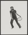 Backhand Approach Prior to Impact [Tennis Instructional, Doubles Serve F8]