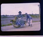 [Mrs. Chapin] on push cart