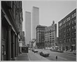 West Broadway, between Duane and Reade Streets looking toward the World Trade Center