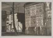 [Posters on wall, Long Island]
