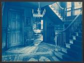 [Interior with staircase and door to dining room]