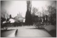 [Backs of houses in winter]