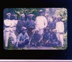 Sumatra. The Resident, surrounded by the representative people of his kingdom.