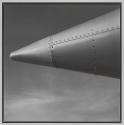 [Close-up of aircraft (cone-shaped)]