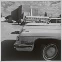 Cars in front of Ranchos de Taos Church, New Mexico