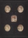 [Woman, five frames]
