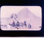 Egypt [2] On the camels, from left to right: the author (Chapin), Mrs. Chapin and Harrison Lyon Chapin