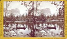 Artistic Studies on Mirror Lake. Mt. Watkins in the distance.