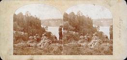 Niagara. With group of children in the foreground