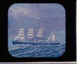 Ocean Steamer at Sea