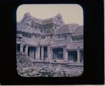 Hindoo Temple Ankor - Wat Cambodia Interior Court, Ruines D'Anghor Cou r Interieure