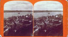 Lower Town from Laval University. Quebec.