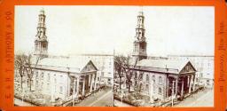 St. Paul's, from the corner of Broadway and Fulton Street.