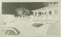 George Eastman and Dryden children in garden