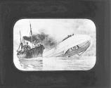 British trawler meets sinking Zeppelin