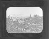 Ruined landscape world war