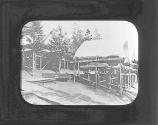 [Barracks in forest]