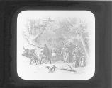 Settlers Traveling In New England