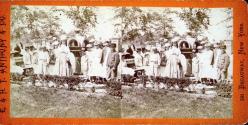 The Drinking Fountain near the Mall. Group of Children in the foreground, Central Park.