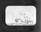 The Key Of Kelmar (copy of painting of merchant ship "The Kalmar Nyckel")