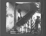 Switzerland-Swiss Girl On Stairway Of Old House