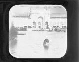 Doorway of Main Building Gondola in Foreground.