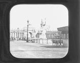 Statue of Man & Horse & Peristyle.